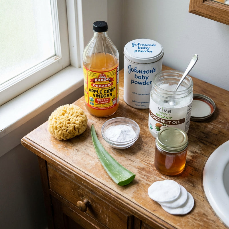 5. Le vinaigre, le talc, les corps gras — pourquoi ça fait empirer